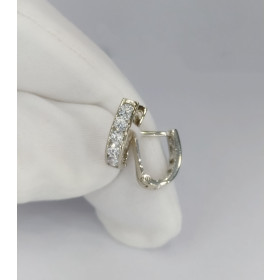 Сережки из белого золота 585*